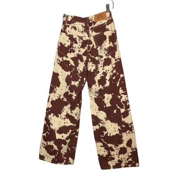 BDG Cow Print High Rise and Wide Leg Pants Size 26 - Picture 11 of 11